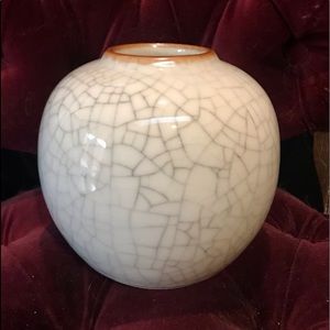Heavy round decorative vase 2 available